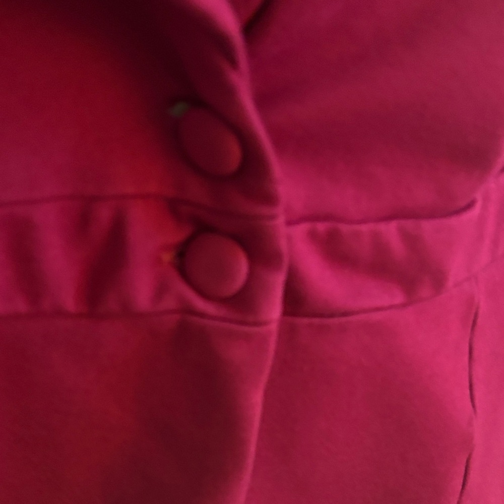 Torrid Deep Red Women's Blazer Torrid size 1 (equivalent size 1X 14/16) - Picture 4 of 7